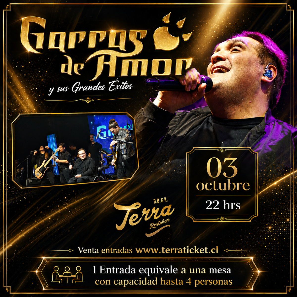 Garras de Amor / 03 de Octubre - 22:00 Hrs